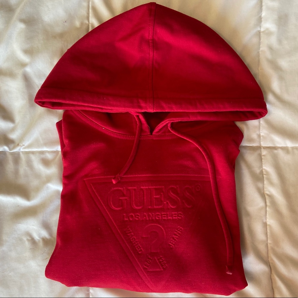 Guess Red Sweatshirt